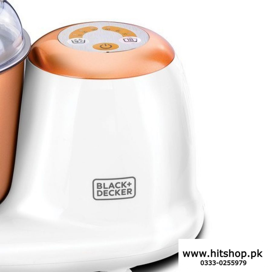 Black ND Decker Dough mixer 50Wt White Brown